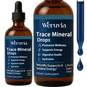 Trace Mineral Concentrate Drops | Supports energy, digestion, bone health, and hydration balance, rich in over 70 ionic trace minerals, including magnesium, chloride, and potassium | Suitable for ketogenic diets, vegans, and non-GMO | 96 servings
