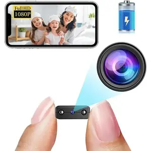 The smallest wireless Wi-Fi high-definition 1080P camera for security monitoring. It features video recording, real-time display, baby monitoring, night vision, motion detection, and remote viewing functions.