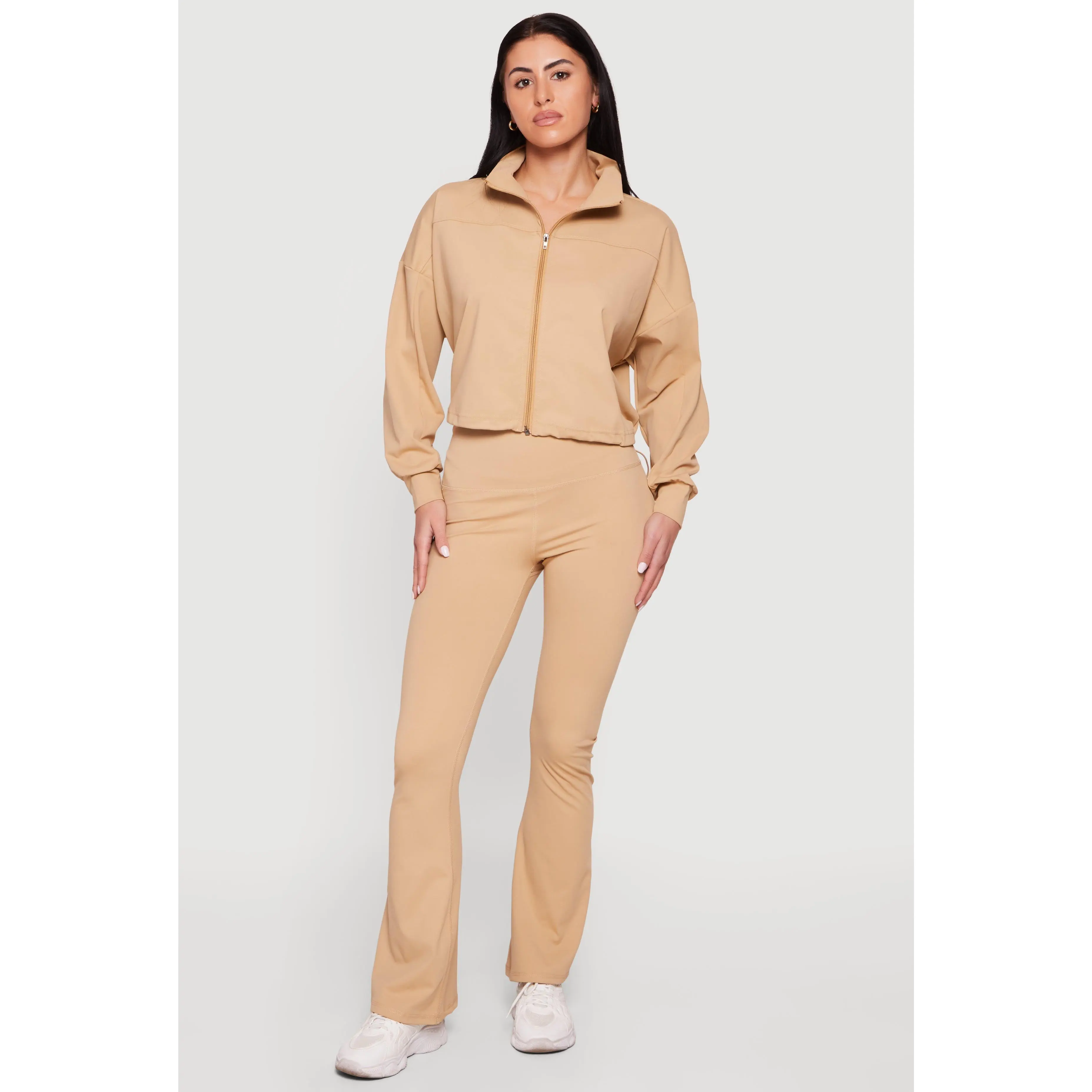 Drop Waist Boot Cut Active Pants