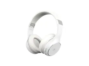 Motorola Sound Moto XT220 Bluetooth Wireless Headphones with Microphone, in-Line Control for Calls - Foldable Over-Ear Head Phones, Adjustable Headband, Dynamic Bass, Clear Sound - White