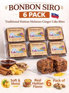Cake Chemistry Bonbon Siro Molasses Ginger Cake Bite 2.5oz 71g Net Wt.