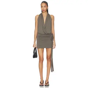 Geel Polly Dress in Olive