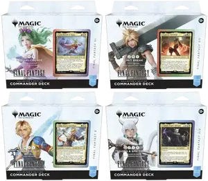 Magic The Gathering Collectible Foil Surge Commander Decks Final Fantasy Edition Featuring Festival Trance & Limit Break Cards