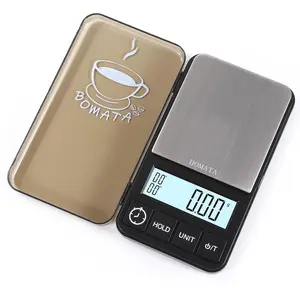 G x 0.01 g espresso scale with timer, mini digital small & thin travel coffee pocket scale, grams and ounces with silicone mat, high precision.. cs.01 g