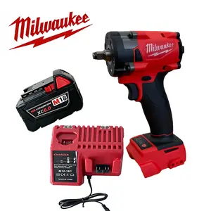 Milwaukee M18 Brushless Cordless 3/8" Impact Wrench - High Torque, Instant Bolt-Breaking Power Tool for Auto Repair, Garage Use bare