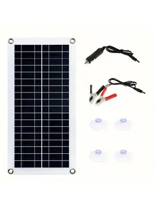 Portable Solar Panel Kit, Solar Power Kit, USB Charging Interface Solar Panel with Controller, Waterproof Solar Panel for RV Camping