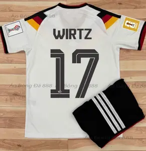 2026 Black White Soccer Jersey Set – Premium Thai Polyester Football Uniform, Breathable Match Style Kit for Men Women, Fan Inspired Athletic Wear