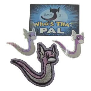 Handmade Embroidered Shiny Dratini Patch