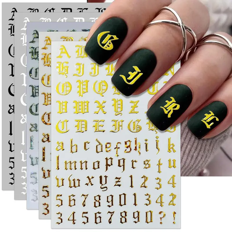 ミンク 30 Sheets Flower Nail Art Stickers - Kid Colorful Floral Self