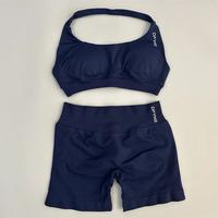 Slate Grey Shorts & Bra Set