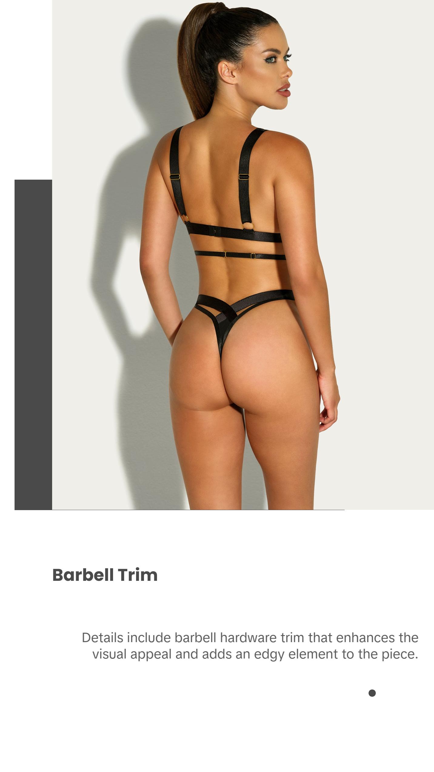 Fetish "X" Marks The Spot Bra Set