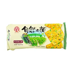 ZHONGXIANG Taiwanese Nori Seaweed Soda Crackers - Light & Crispy Snack, 120g ZHONGXIANG Taiwanese Nori Seaweed Soda Crackers - Light & Crispy Snack, 120g