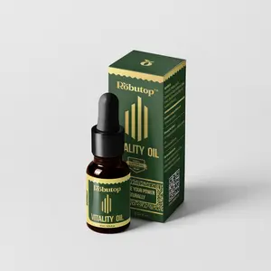 Robutop Vitality Oil  Boosting Formula for Men 10 ml Nourishing Jojoba Ginseng Sandalwood Body Care Gift