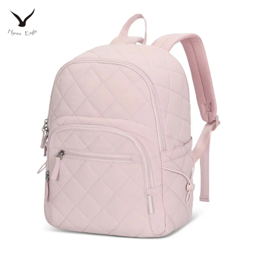 [NEW IN] HYNES EAGLE Puffer Laptop Backpack 16 Inches Lightweight Quilted College Backpack with 32OZ Water Pocket for Women Water Repellent Travel Backpack Personal Item Bag Casual Daypack with Multiple Compartments