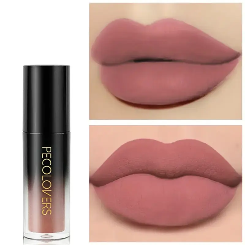 1-Piece Matte Velvet Lip Glaze, Luxurious Long-Lasting Colorful Hydrating Moisturizing and Waterproof Lip Makeup, Ideal Beauty Gift for Women, Long lasting Lip Glaze, Lip Product