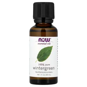 NOW Foods Essential Oils, 100% Pure Wintergreen, 1 fl oz (30 ml)