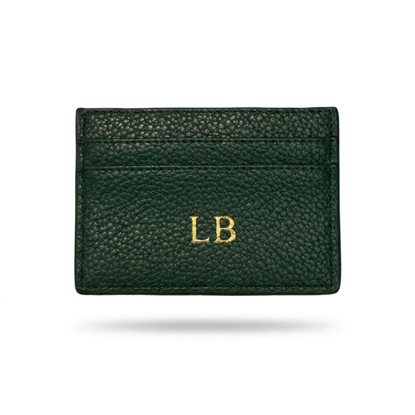 The Classic | Monogramed Leather Cardholder