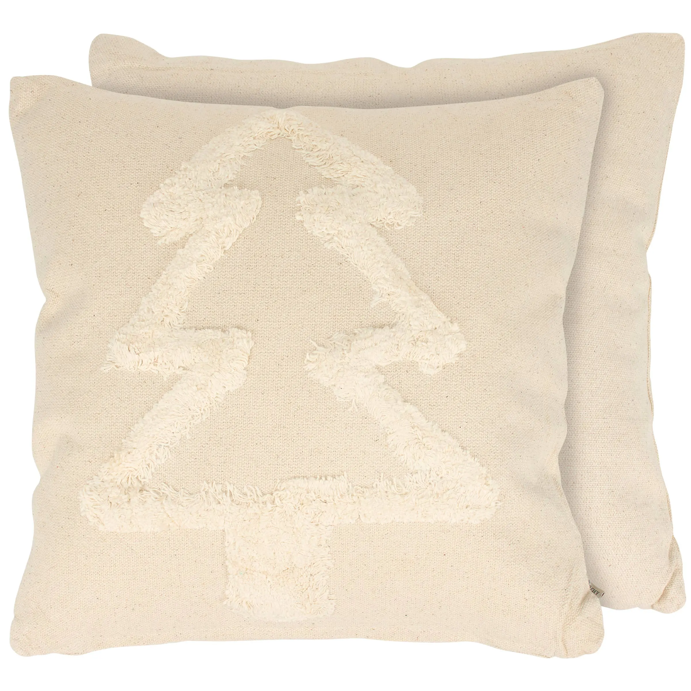 Tufted Christmas Tree Pillow