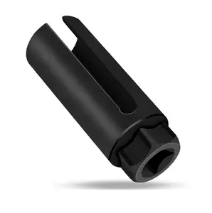 22mm Oxygen Sensor Socket 7/8 in, 1/2 in Drive O2 Sensor Removal Tool, Heavy-Duty Chrome Vanadium Steel with Side Wire Cutout, Ideal for Car Exhaust System, Durable & Easy to Use