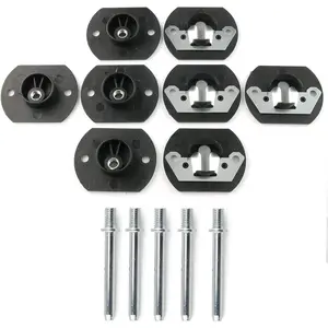 Pin Style Sofa Connector 4 Sets Black Sofa Couch Sectional Furniture Hardware Accessories