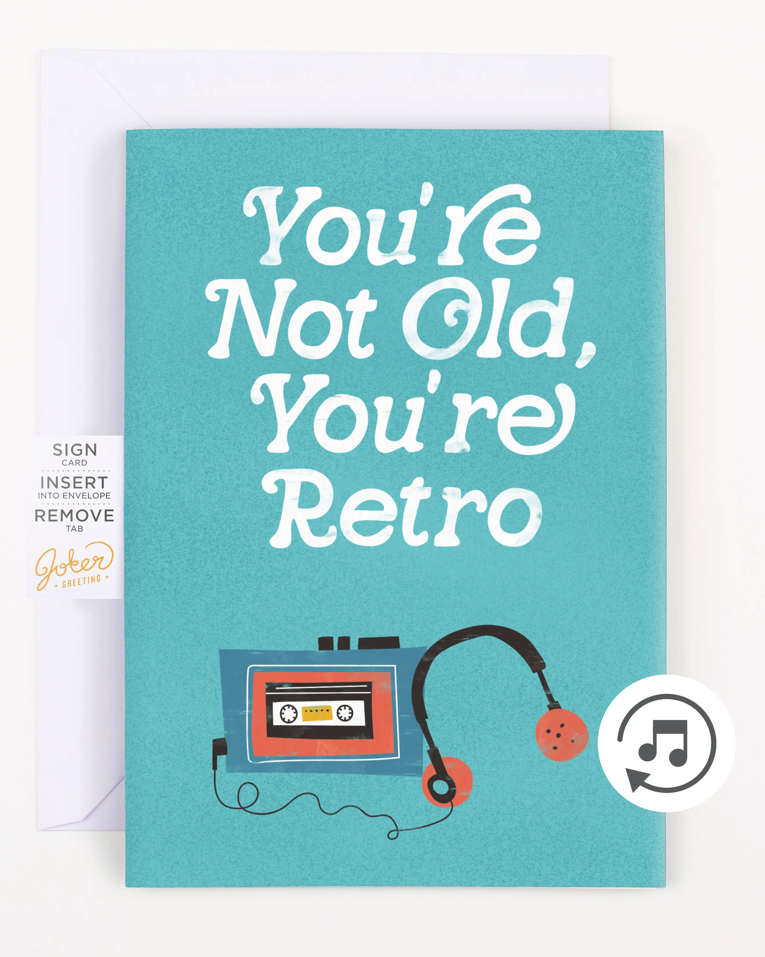 Endless Retro Birthday Card with Glitter Endless Retro Birthday Card with Glitter
