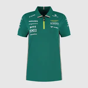 Aston Martin F1 2025 Women's Team Polo Shirt - Green