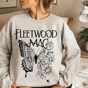 Retro Fleetwood Mac Band Sweatshirt, Music Rock Band Lover Unisex T-Shirt, Stevie Nicks Tee Womenswear Clothing
