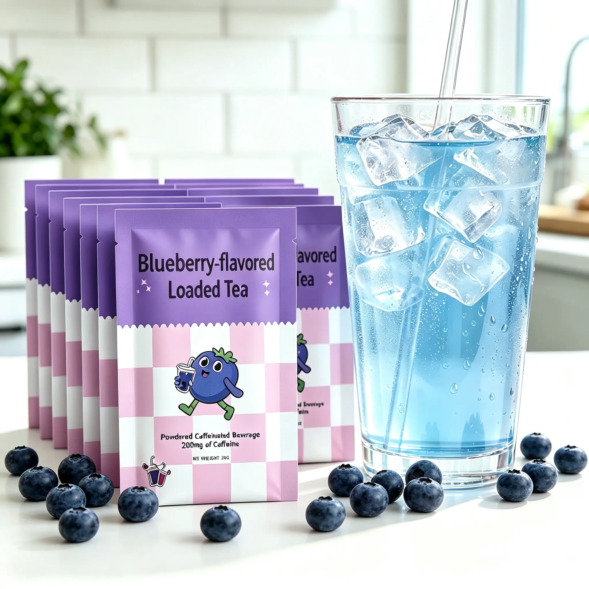 Loaded Tea - Powder Mix (10-Pack,32 oz) I Caffeinated Beverage Mix | Sugar Free |Refreshing I Low-Calorie Energy Drink Mix