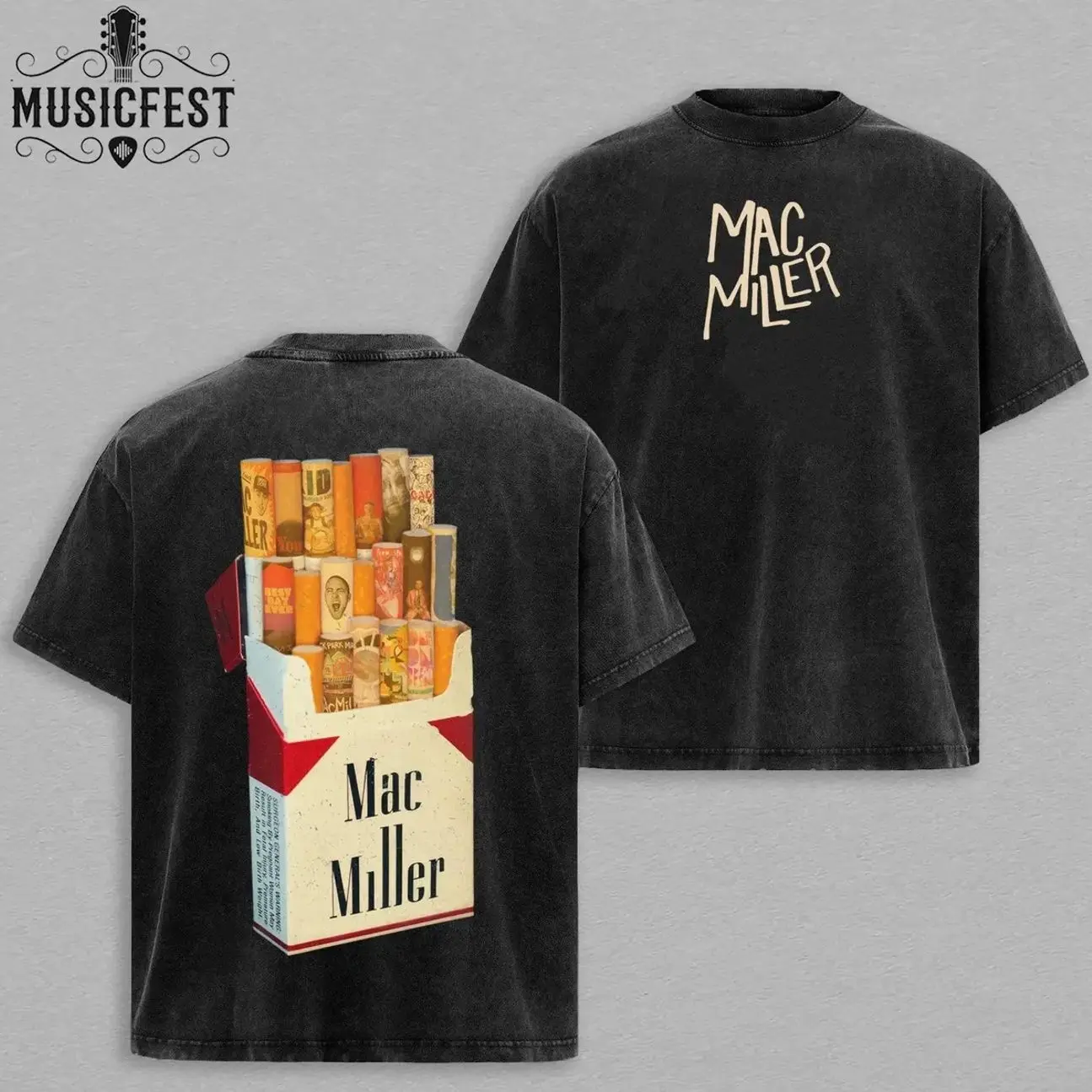 Vintage style Rapper Mac Miller 2 side t-shirt ,Retro 90s hiphop Graphic Tees, Rapper Shirt, Vintage washed tee Graphic Rap Tee, Vintage Y2K, Hoodie Graphic Tees, Streetwear Gift For Him & Woman 3J0