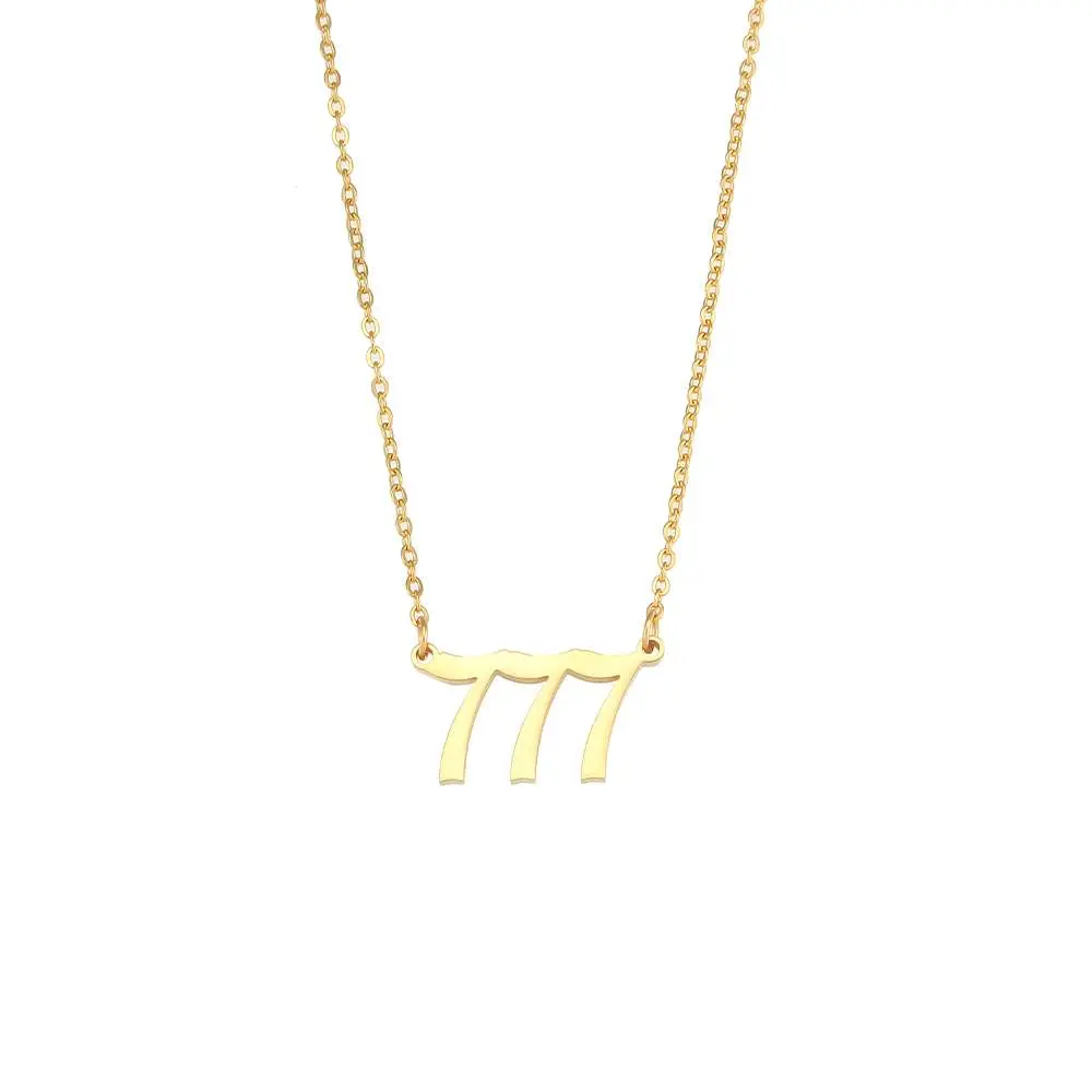 Angel Numbers Necklace with Pendant featuring Number 111 in Sterling Silver for Unisex