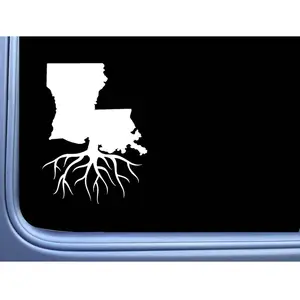 Louisiana Roots M252 6 inch Sticker home state Decal