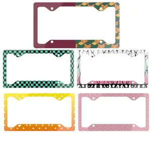 Demon Slayer Anime Tanjiro Nezuko Yoriichi Muichiro Tokito  License Plate Frame
