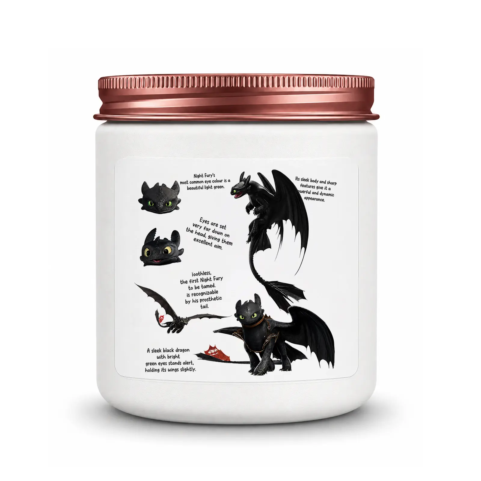 1Pc Handmade Soy Candle, Black Dragon Illustration, Fantasy Gift for Dragon Fans, Birthday Christmas Gift, Bedroom Bathroom Living Room Decor