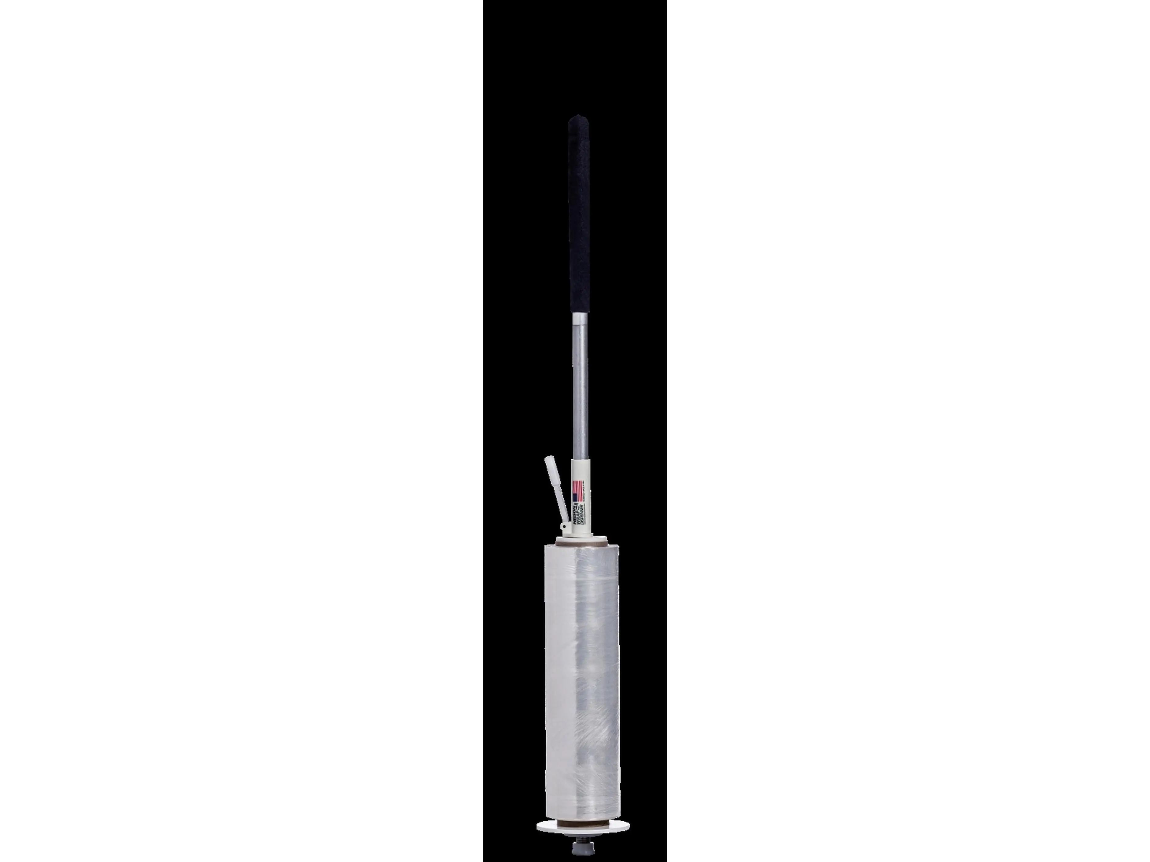 212 MAIN Nelson Hand-Held Wrap Dispenser, Ergonomic Design for Work-Related Strain Reduction, 48' Length, Lightweight, Silver, Model NWD-1S, Aluminum Body, Patent Brake, Handheld, Stretch Film, Made In The Usa, Tension Adjust, Adults, Workplace Use, Skid,