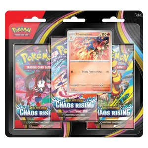Pokemon TCG: Mega Evolution Chaos Rising 3-Pack Blister