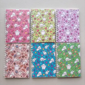 A6 SIZE Bunny Patterned Reusable Sticker Books