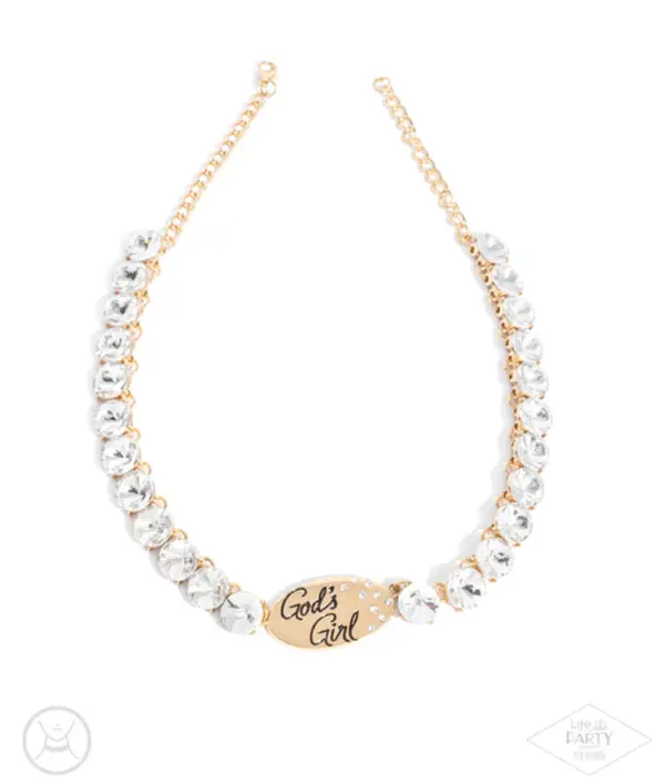 God's Girl Gold Choker