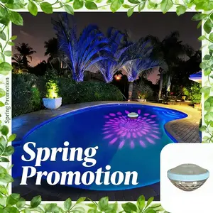 RGB floating pool light, color changing LED light, IP67 waterproof light, battery powered pond light, floating light for bathtub, above ground pool light, outdoor night decor light, submersible LED light