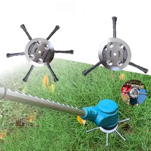 Wire Trimmer Head, Brush Cutter Wire Weeding Blade, Garden Tool Lawn Mower Accessories, Suitable for Garden Lawn Trimmer Head Lawn Mower Power Tool