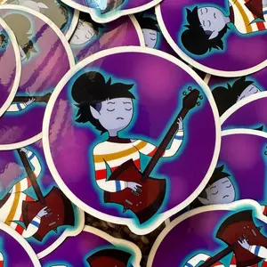 Marceline Adventure Time Vinyl Sticker