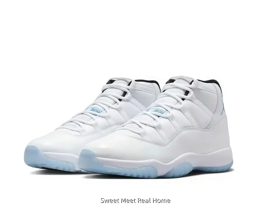 Solid White Leather High Top Casual Sneakers, Wear Resistant Light Blue Transparent Crystal Rubber Sole Lace Up Outdoor Minimal Street Basketball Shoes