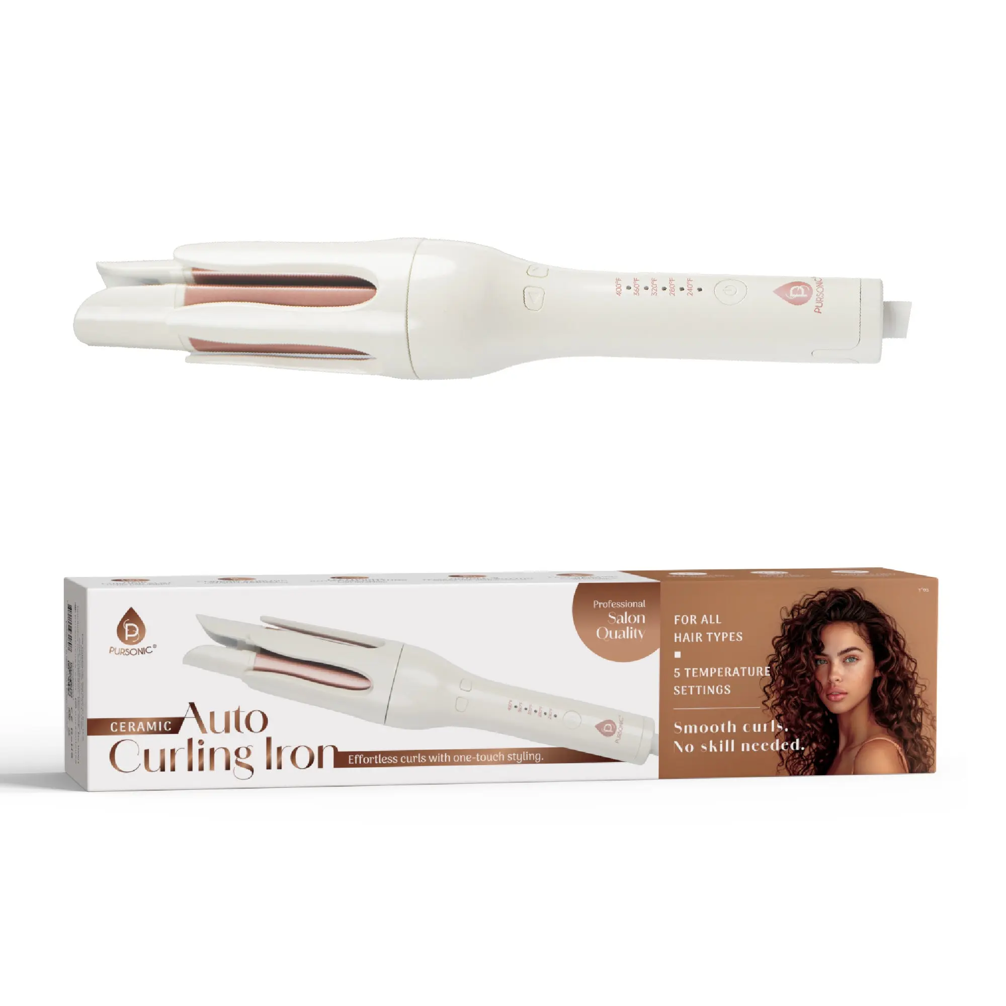 Pursonic Automatic Curling Iron – Salon-Quality Curls in Minutes
