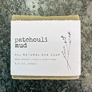 Patchouli Mud Soap Bar Patchouli Mud Soap Bar