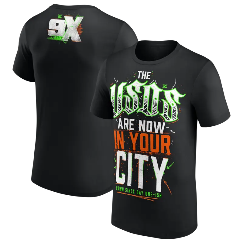 D-Generation X Two Words Black T-Shirt ,Wrestling Workout Tshirt
