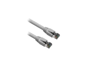 Nippon Labs Cat8 RJ45 25FT Ethernet Patch Internet Network LAN Cable, Indoor/Outdoor, 24AWG, Shielded Latest 40Gbps 2000Mhz, Weatherproof S/FTP for Router, PS4, PS5, Xbox, PoE, Switch, Modem (Gray)