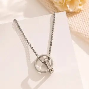 Eterna Double Ring Necklace