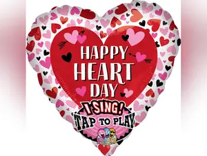 29" Sing-A-Tune Happy Heart Day Balloon