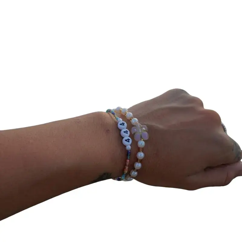 Beaded Angel Number Bracelets - Colorful Beads with Numbers 111-1212 available on bracelet