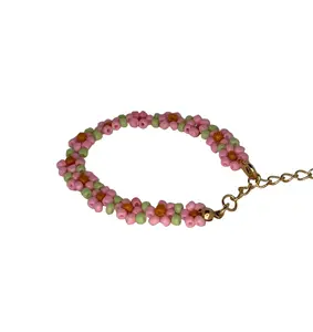 Daisy Beaded Bracelet