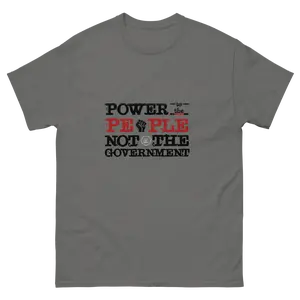 Power to the People - Freedom Threads Patriotic Men's and Women's Classic Cotton T-Shirt